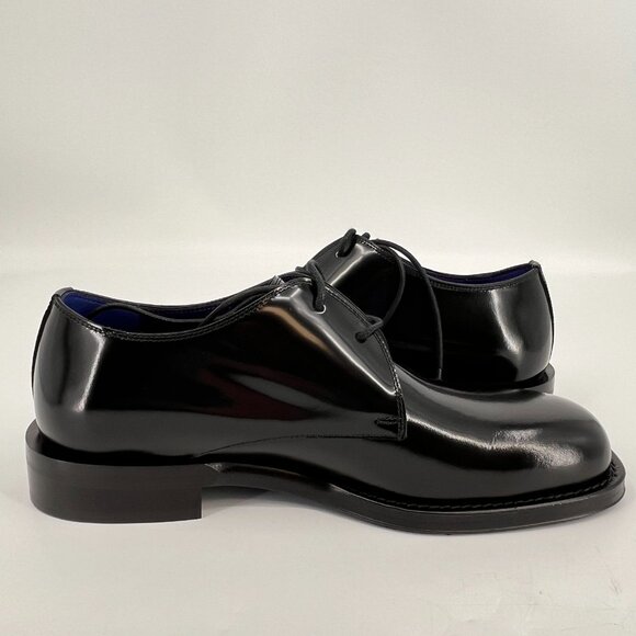 Burberry Men\'s Black Leather Derby Dress Shoes US 9 EU 42 main image 12